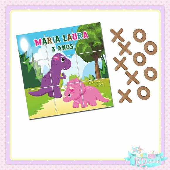 Jogo da Velha Dinossauro