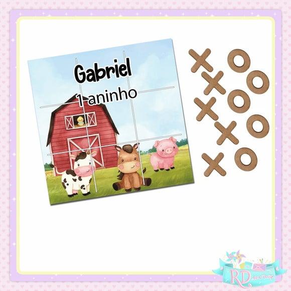 Jogo da Velha Fazendinha