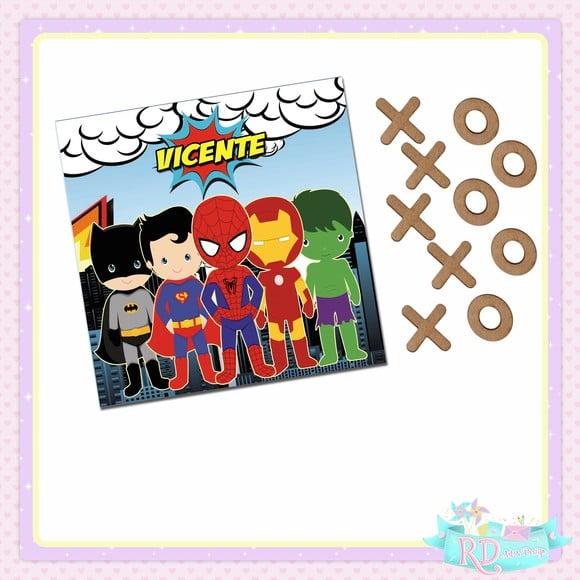 Jogo da Velha Super Herois Cute