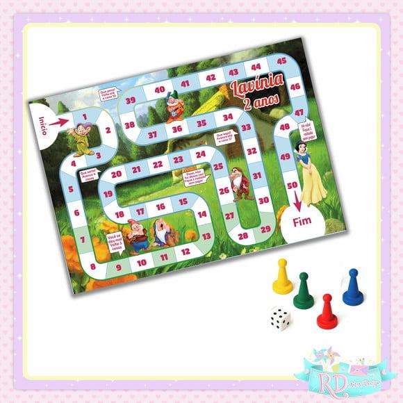 Jogo de Tabuleiro Branca de Neve