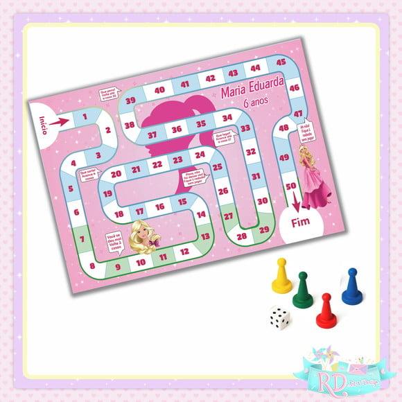 Jogo de Tabuleiro Barbie