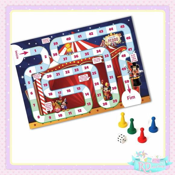 Jogo de Tabuleiro Circo do Mickey