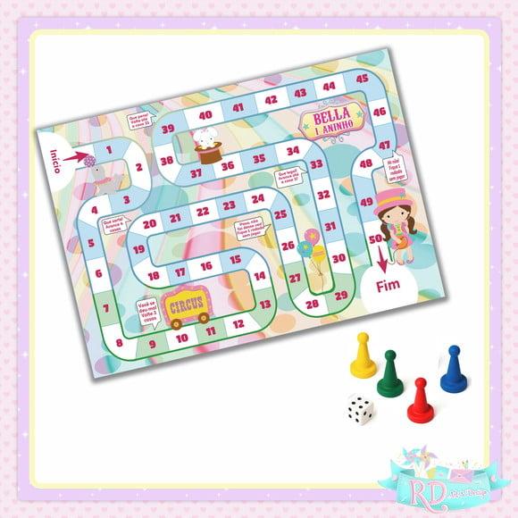 Jogo de Tabuleiro Circo Rosa