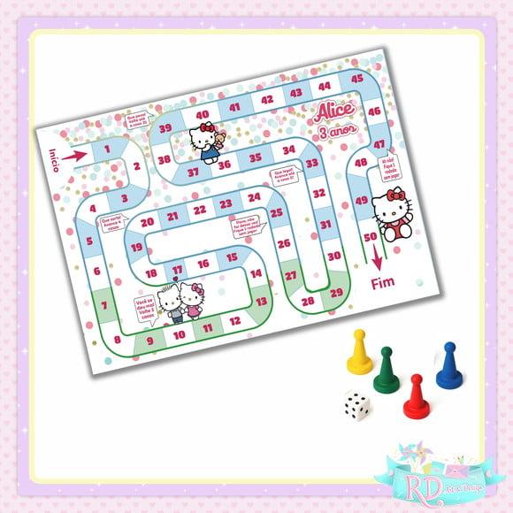 Jogo de Tabuleiro Hello Kitty