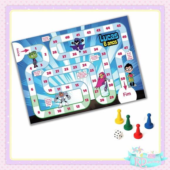 Jogo de Tabuleiro Jovens Titans
