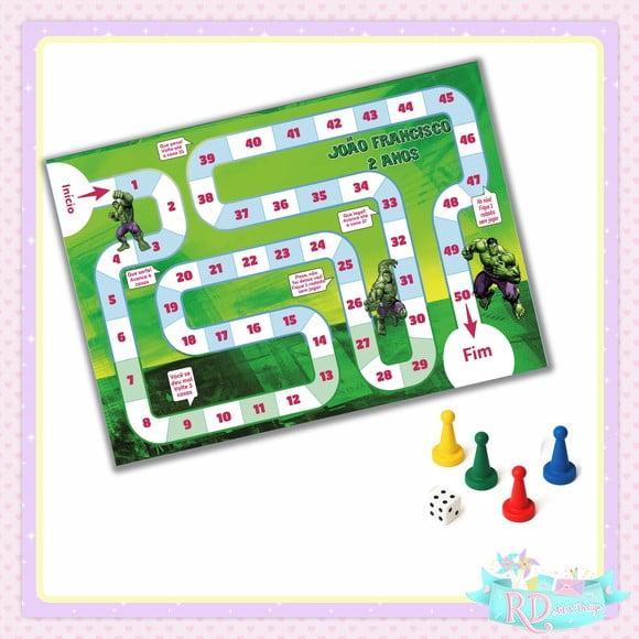 Jogo de Tabuleiro Hulk