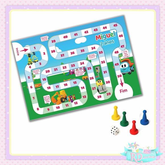 Jogo de Tabuleiro Léo o Caminhão