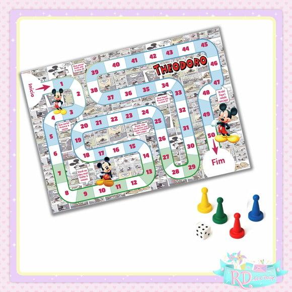 Jogo de Tabuleiro Mickey
