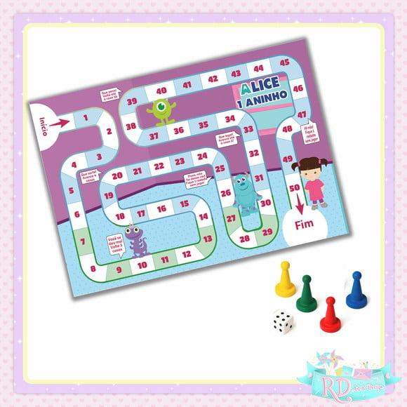 Jogo de Tabuleiro Monstro Sa