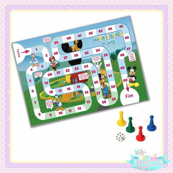 Jogo de Tabuleiro Turma do Mickey