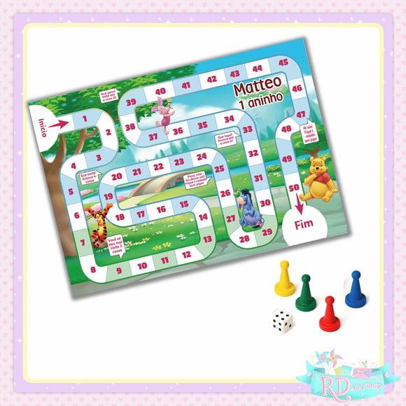 Jogo de Tabuleiro Ursinho Pooh
