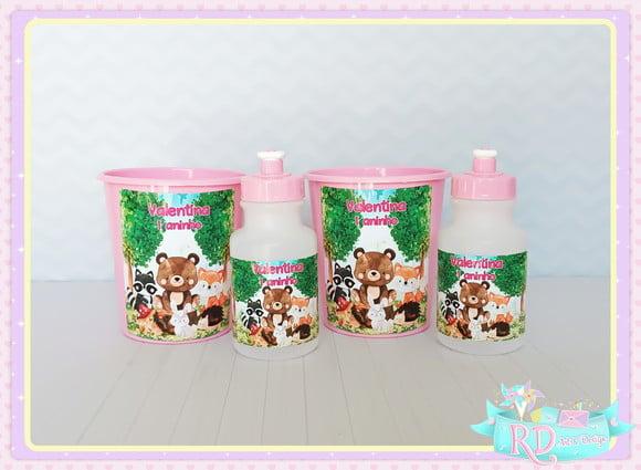 Kit Baldinho E Squeeze Bosque Encantado
