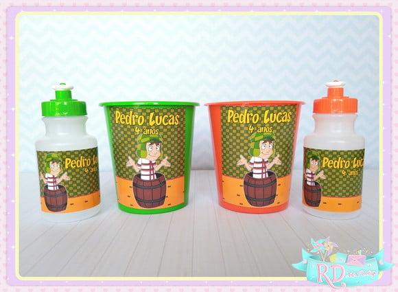 Kit Baldinho e Squeeze Chaves