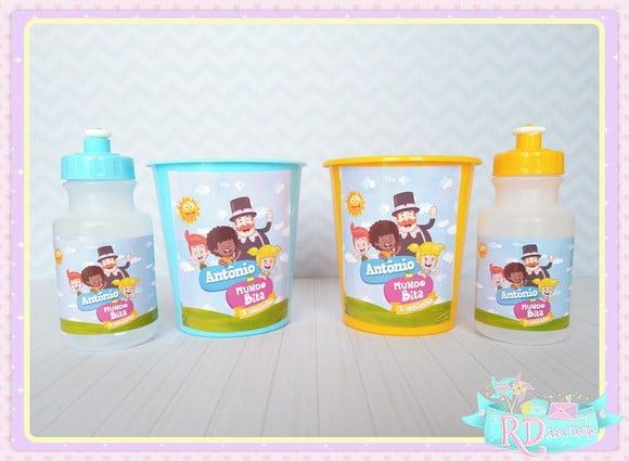 Kit Baldinho e Squeeze Mundo Bita