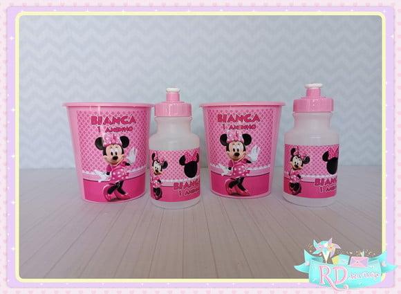 Kit Baldinho E Squeeze Minnie Rosa