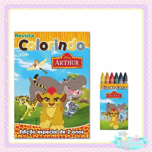 Kit Colorir A Guarda do leão