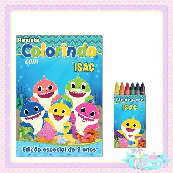 Kit Colorir Baby Shark