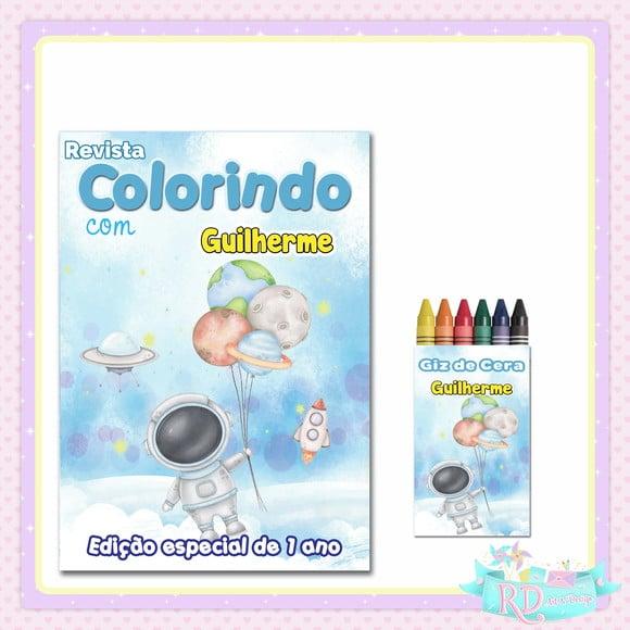 Kit Colorir Astronauta