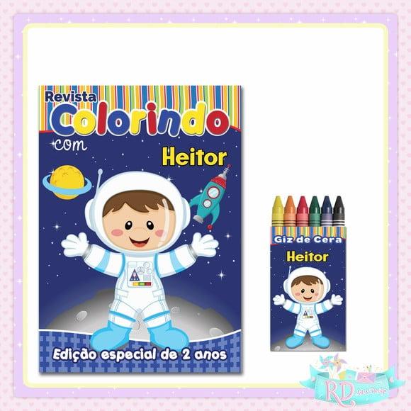 Kit Colorir Astronauta