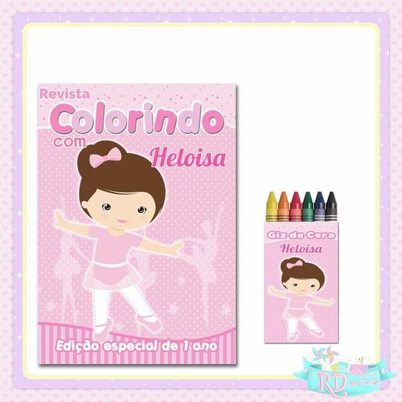 Kit Colorir Bailarina