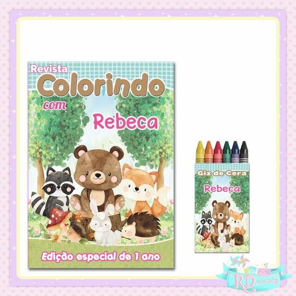 Kit Colorir Bosque Encantado