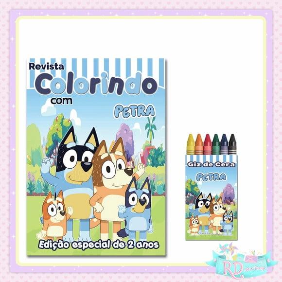 Kit Colorir Bluey