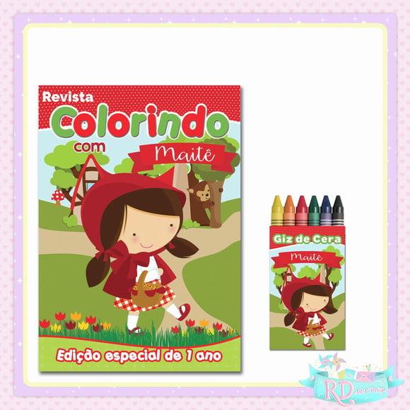Kit Colorir Chapeuzinho Vermelho