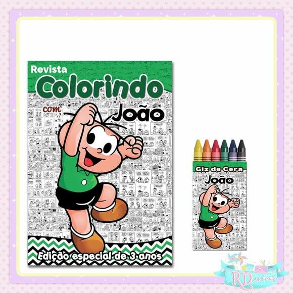 Kit Colorir Cebolinha