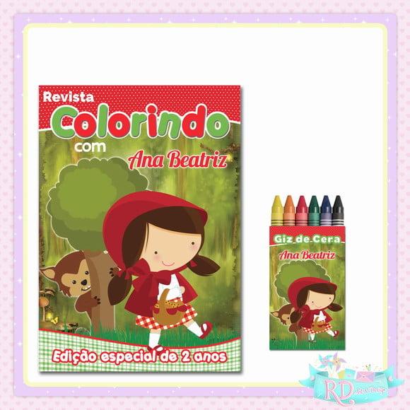 Kit Colorir Chapeuzinho Vermelho