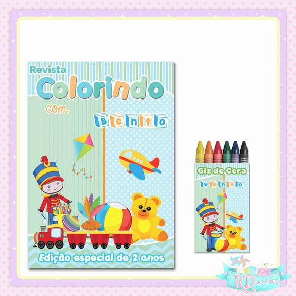 Kit Colorir Brinquedos