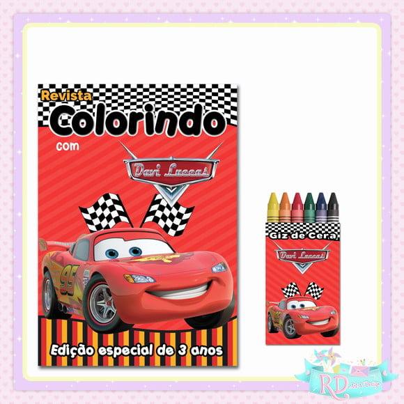 Kit Colorir Carros