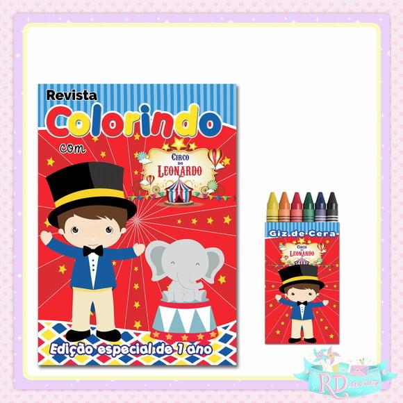Kit Colorir Circo