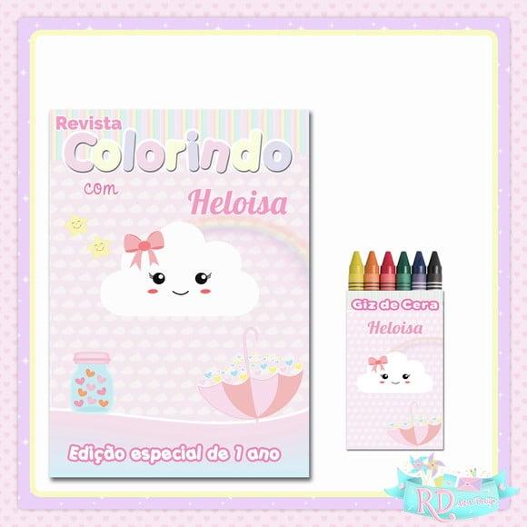 Kit Colorir Chuva de Benção