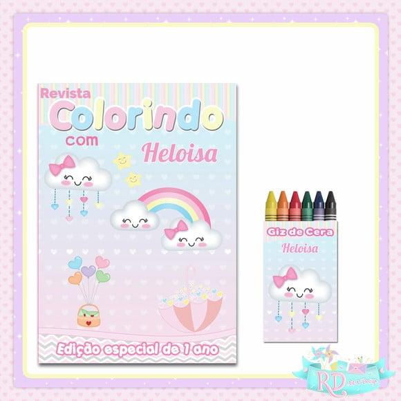 Kit Colorir Chuva de Bençãos