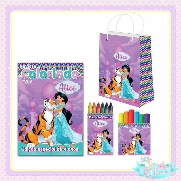 Kit Colorir com Massinha e Sacolinha Jasmine