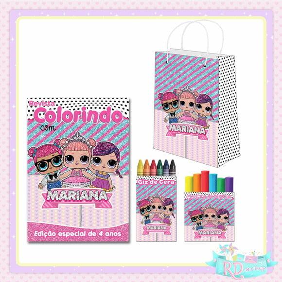 Kit Colorir com Massinha e Sacolinha Lol Surprise