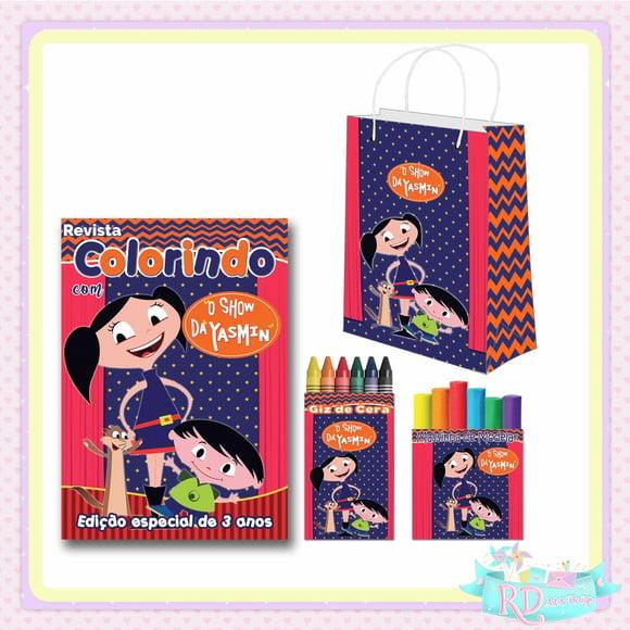 Kit Colorir com Massinha e Sacolinha Show da Luna