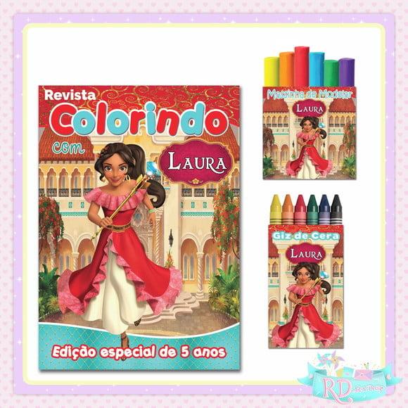 Kit Colorir com Massinha Elena de Avalor