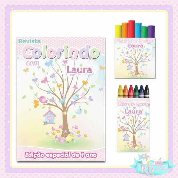 Kit Colorir com Massinha Jardim Encantado