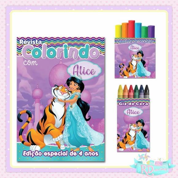 Kit Colorir com Massinha Jasmine