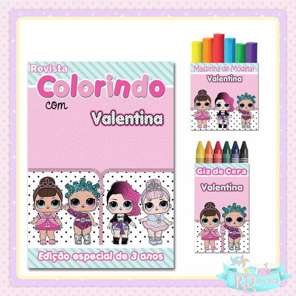 Kit Colorir com Massinha Lol Surprise
