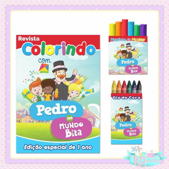 Kit Colorir Com Massinha Mundo Bita