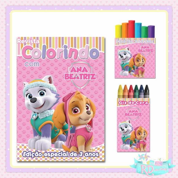 Kit Colorir com Massinha Patrulha Canina