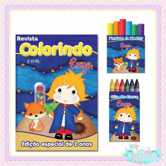 Kit Colorir com Massinha Pequeno Príncipe