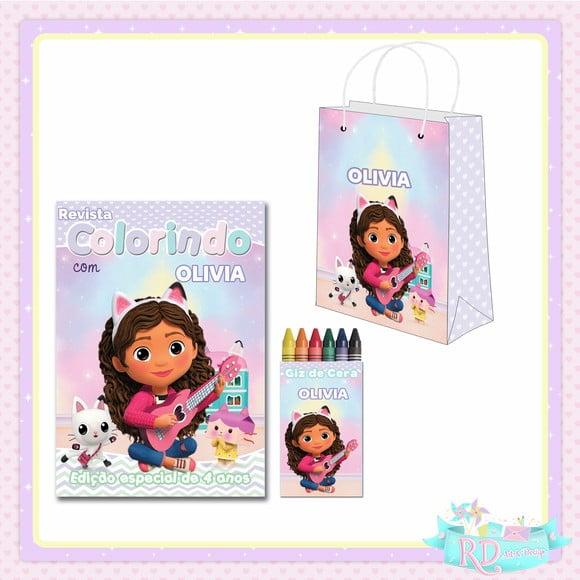 Kit Colorir com Sacolinha a Casa Mágica da Gabby