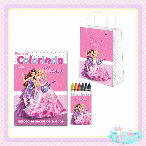 Kit Colorir com Sacolinha Barbie