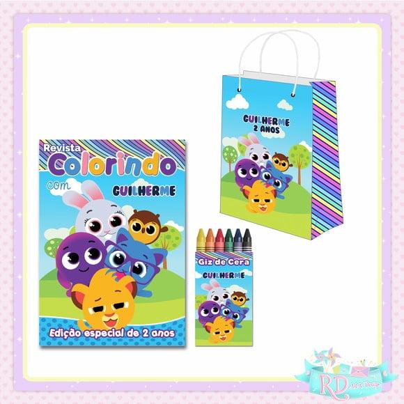 Kit Colorir com Sacolinha Bolofofos