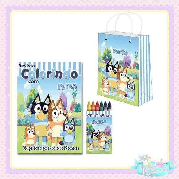 Kit Colorir com Sacolinha Bluey