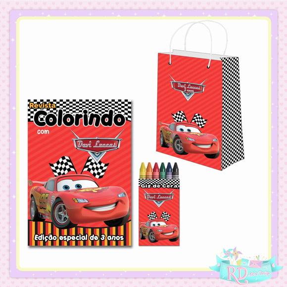 Kit Colorir com Sacolinha Carros