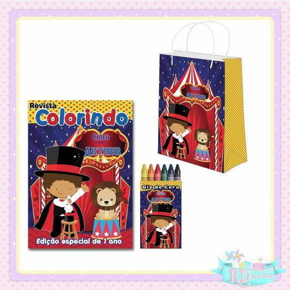 Kit Colorir com Sacolinha Circo
